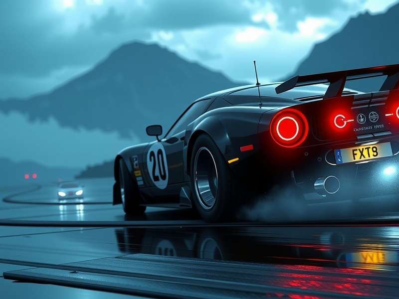 Gran Turismo Film promotional poster featuring a race car and driver