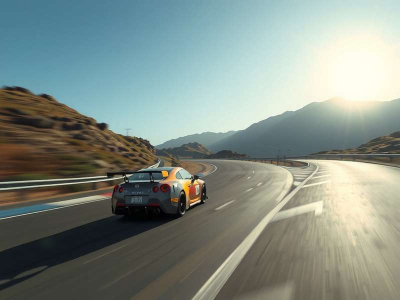 Gran Turismo Sport gameplay screenshot showing a high-speed race