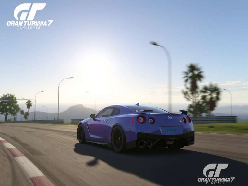 Detailed car tuning interface in Gran Turismo 7 showing suspension settings