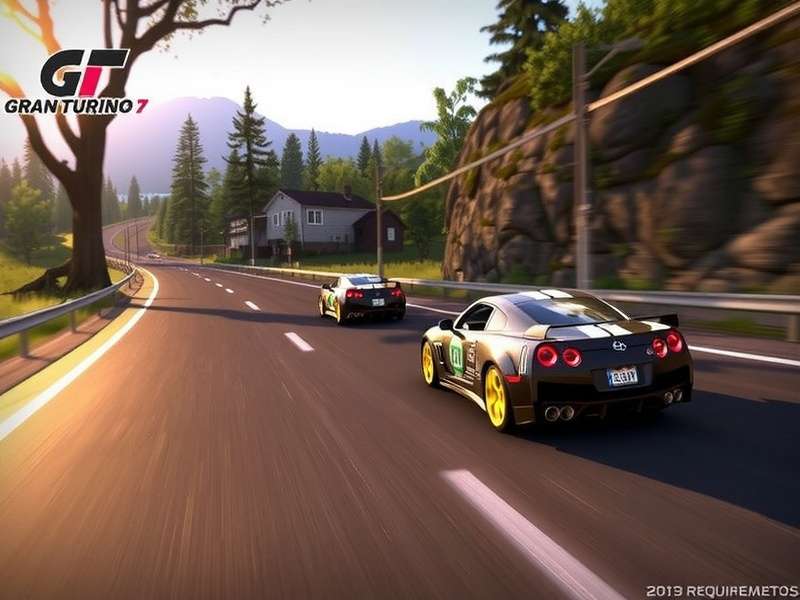 Gran Turismo 7 gameplay screenshot showing a racing car