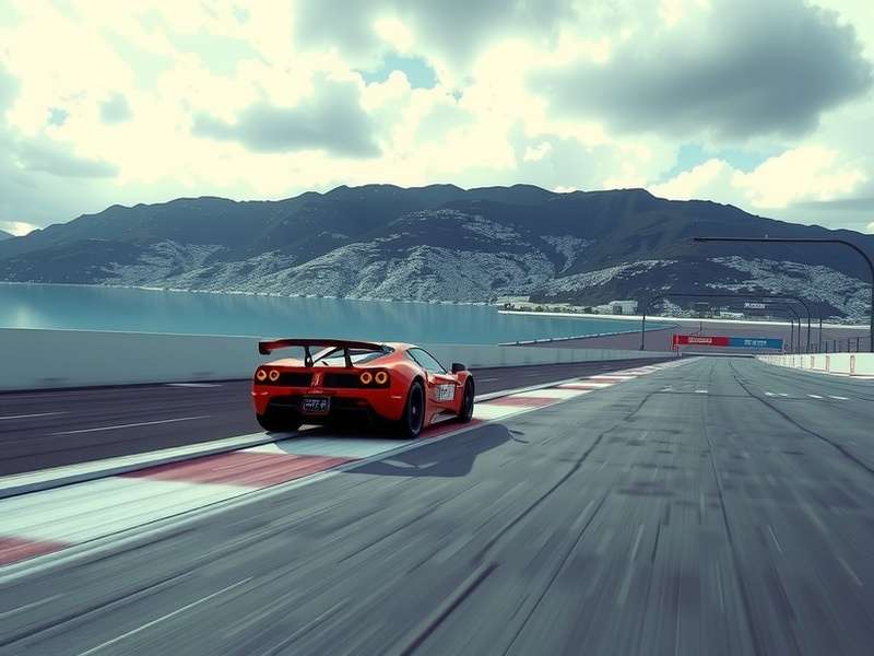 Gran Turismo film poster featuring a dramatic racing scene