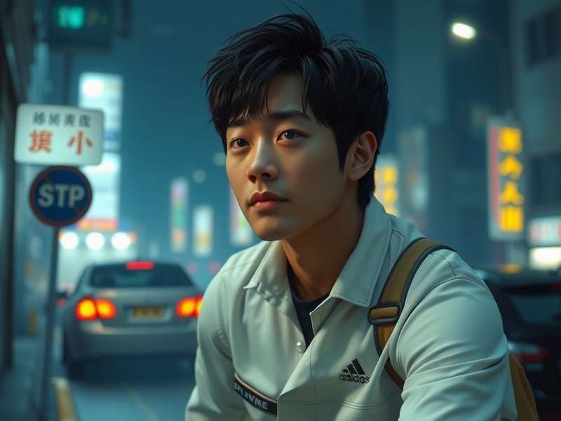 Sang Heon Lee in Gran Turismo film scene racing at Nürburgring