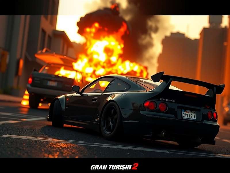 Behind the scenes of Gran Turismo film stunt