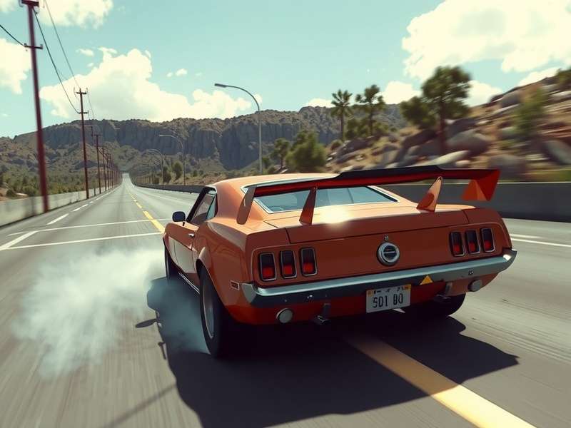 Dramatic car crash scene from Gran Turismo film