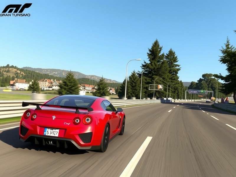 A person using a racing wheel and pedals to play a driving simulator