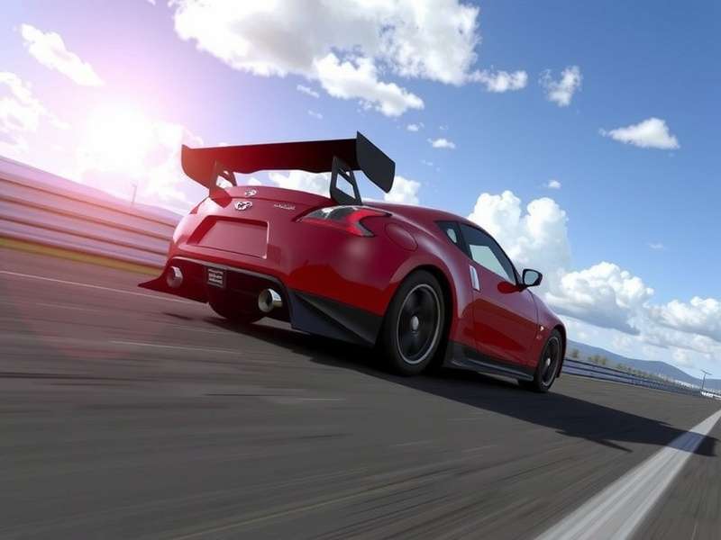 GT7 Scapes mode with Audi R8 at sunset