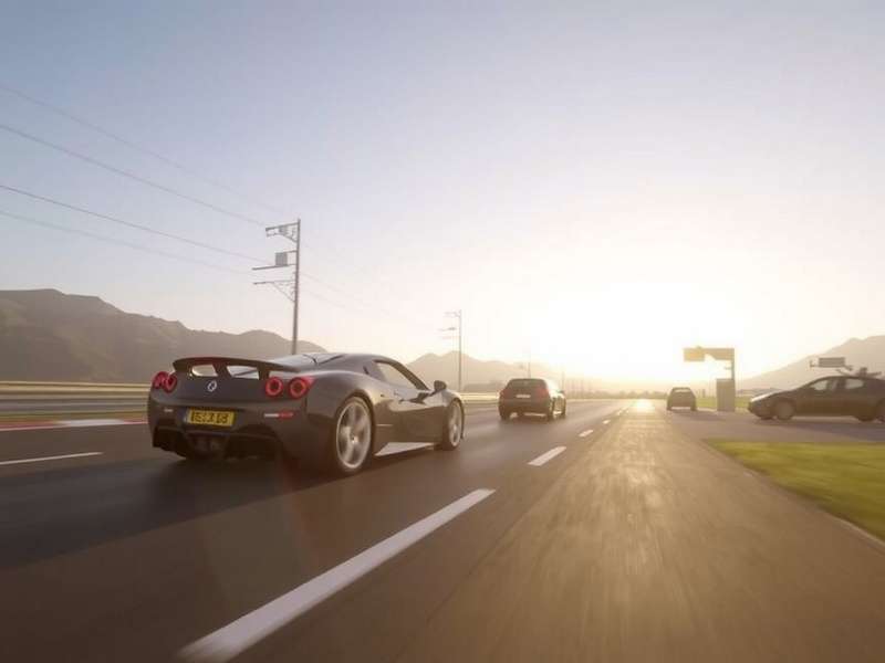 Stunt driver explaining a complex manoeuvre on set for the Gran Turismo movie