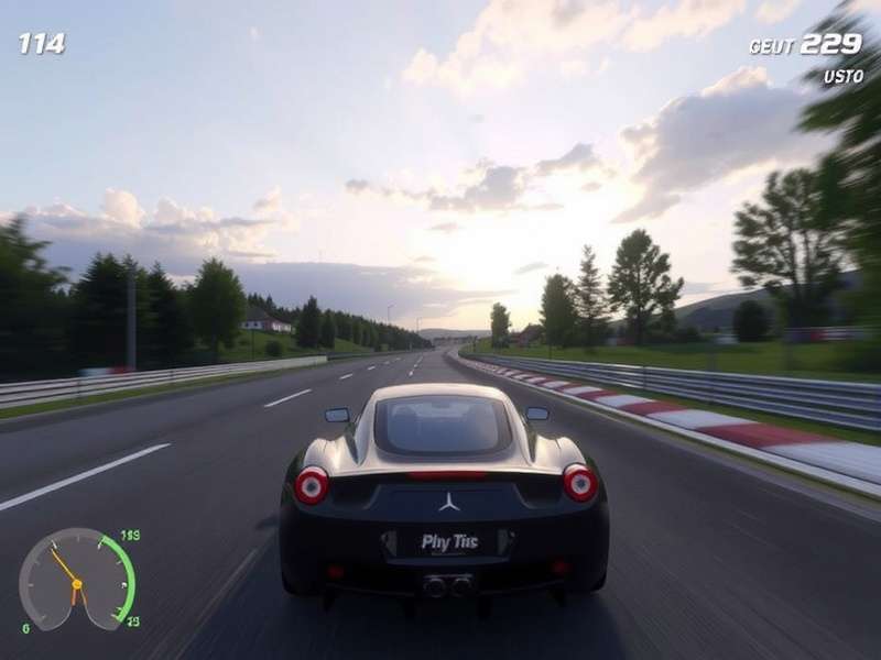 Detailed cockpit view showing Gran Turismo racing interface