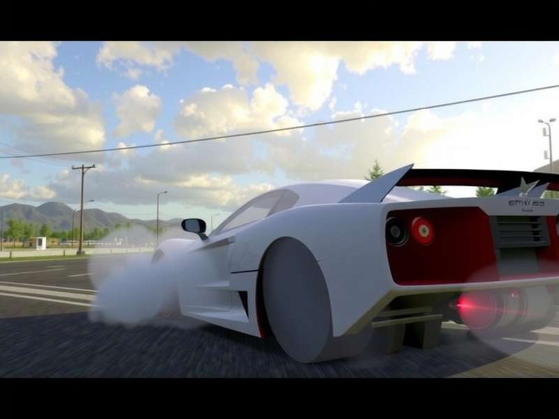 Professional racing car on track, similar to vehicles used in Gran Turismo film production