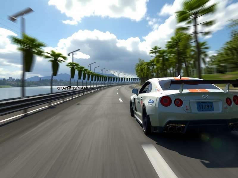 Gran Turismo 7 gameplay on PS5 with steering wheel