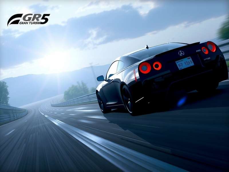 Gran Turismo 5 gameplay with soundtrack visualization