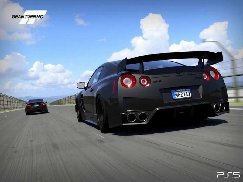 Gran Turismo 7 running on PlayStation 5 console