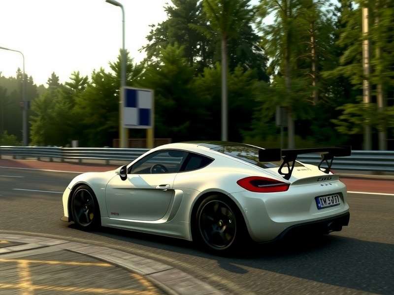 Gran Turismo 4 PS2 gameplay screenshot showing a detailed car on the Nürburgring track