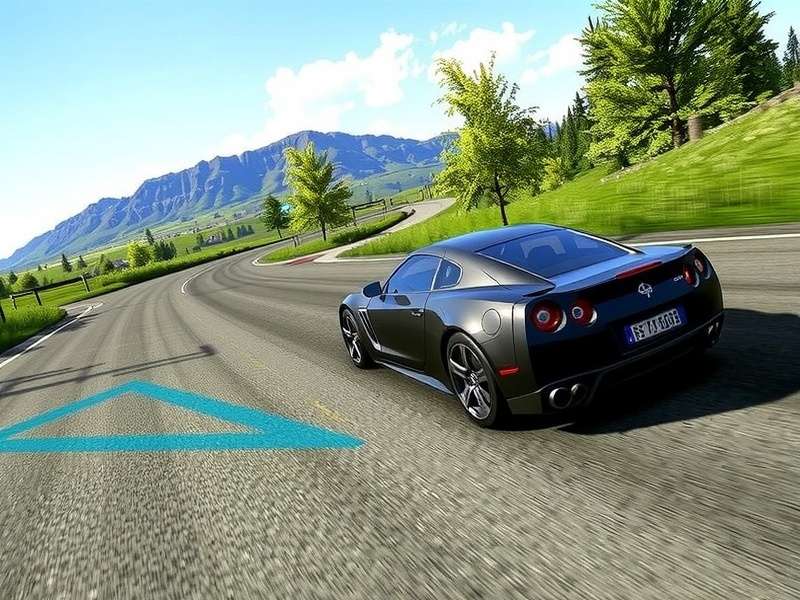 Gran Turismo 7 Porsche 962 C racing at Sardegna track