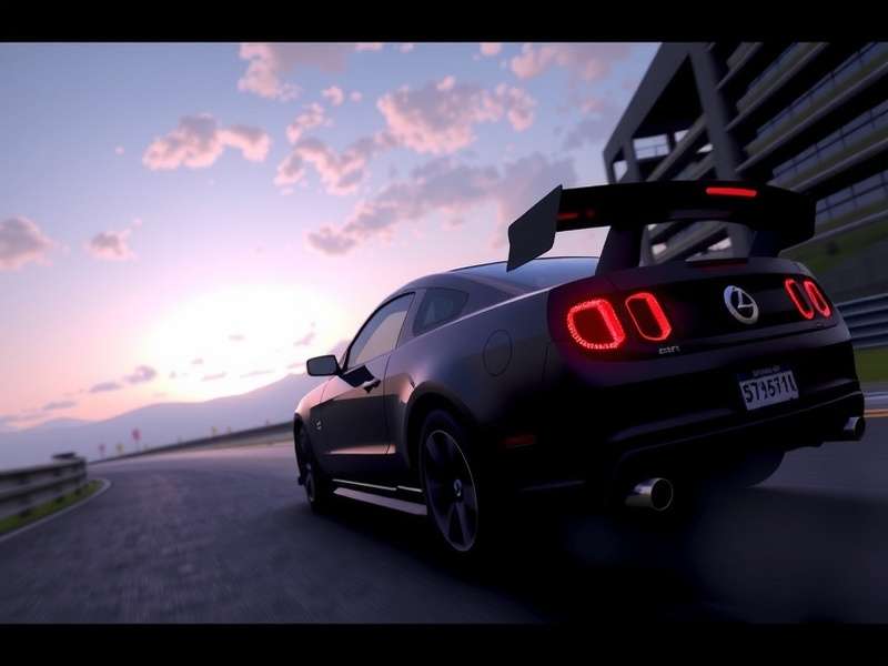 Gran Turismo film soundtrack visual with racing car and musical notes