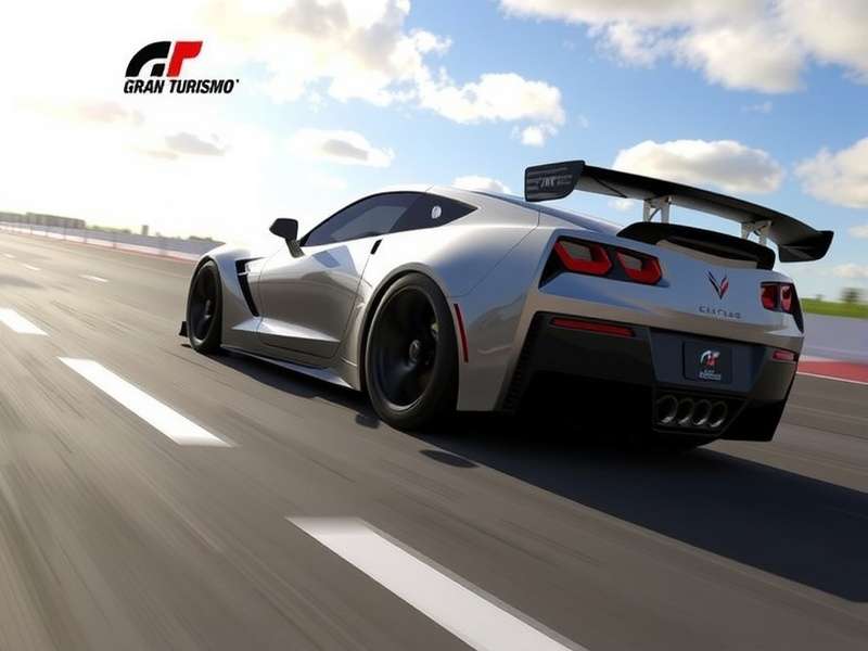 A dramatic shot of a Gran Turismo racing car on track, symbolising the watch experience