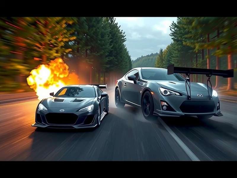 Frame-by-frame analysis of the Gran Turismo film crash sequence showing vehicle dynamics