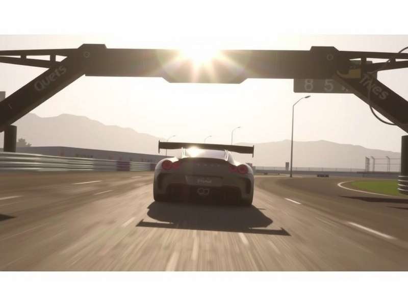 Gran Turismo 7 gameplay screenshot on PS4 showing a Porsche 911 on a rainy track
