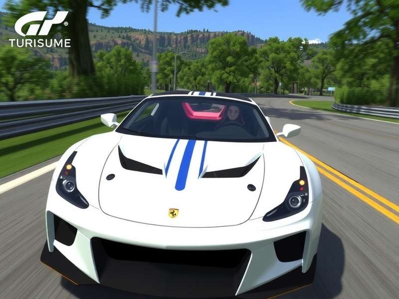 Gran Turismo 7 gameplay on PS5 Pro showing ray-traced reflections and HDR lighting