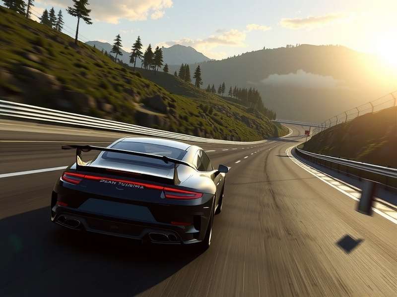 Gran Turismo 7 PSVR2 gameplay showing a racing car on track with virtual reality headset overlay
