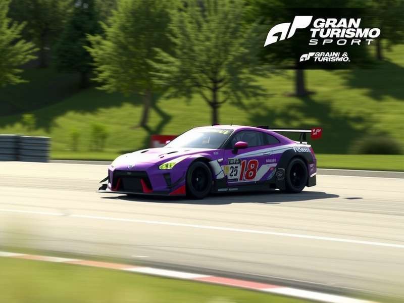 Gran Turismo Sport – Official cover art featuring the iconic red and black livery with a Mercedes-AMg GT3 leading the pack.