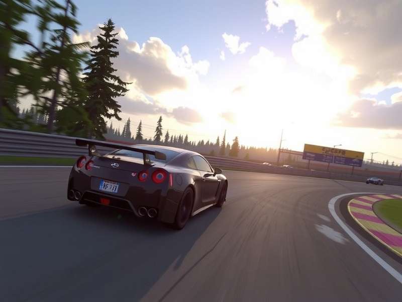 My First Gran Turismo – official game artwork featuring a racing car on track under dramatic lighting