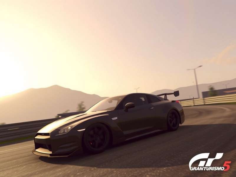 Gran Turismo 5 cover art featuring the iconic red race car on track