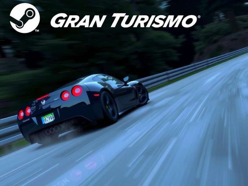 Gran Turismo 7 Steam gameplay screenshot showing a race on a legendary track with stunning graphics and HUD elements