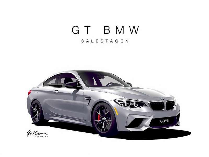 BMW GT race car on track in Gran Turismo with dramatic lighting