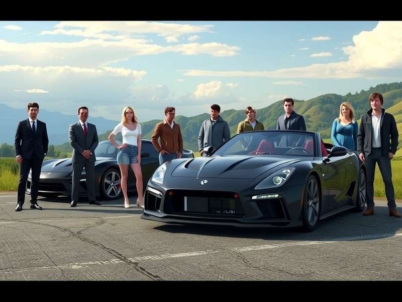 Gran Turismo Movie Cast — David Harbour, Orlando Bloom, Archie Madekwe and the full ensemble