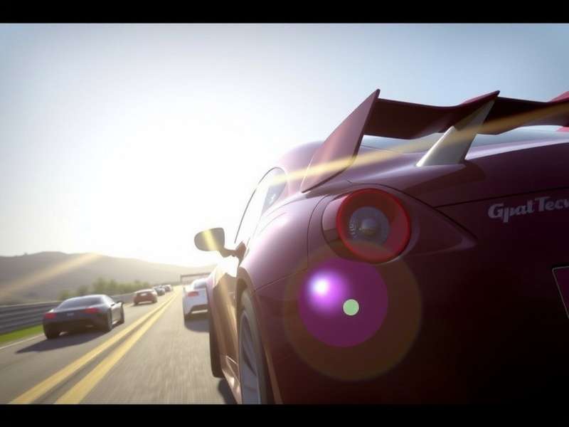 Gran Turismo 7 gameplay screenshot showing a high-performance car on a race track